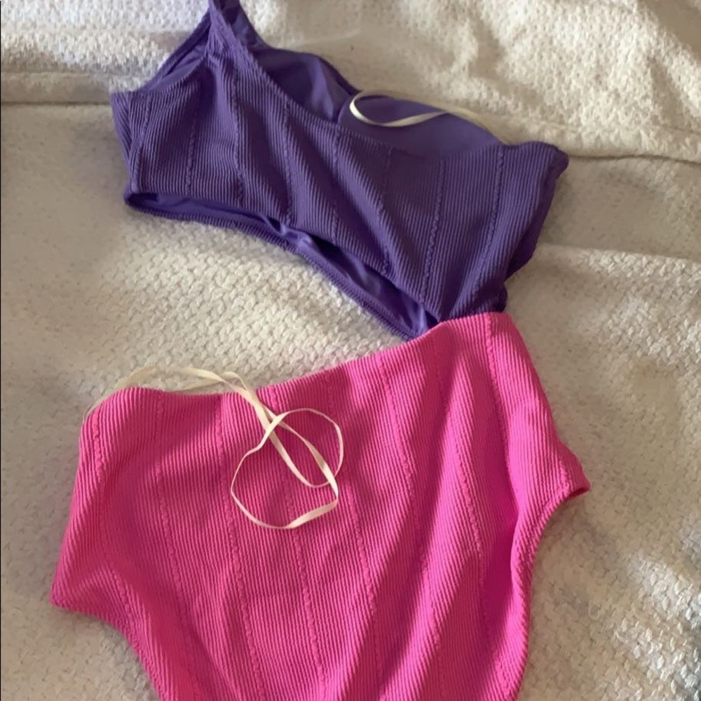 One shoulder one piece from aerie
